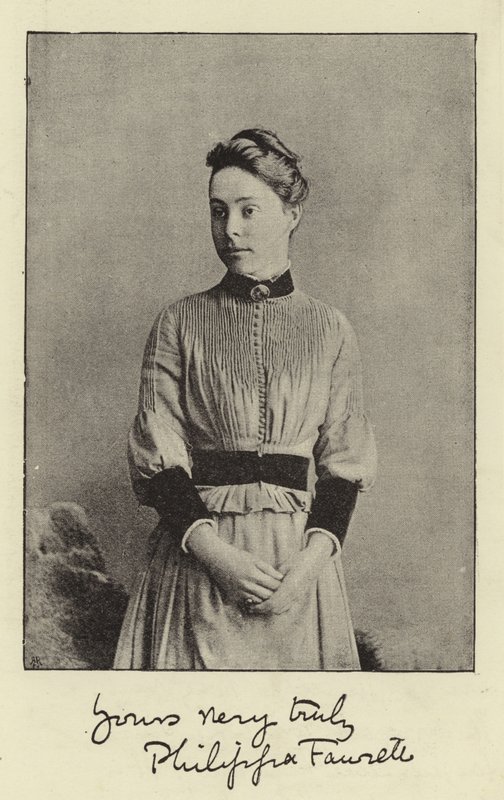 Frøken Philippa Fawcett av English Photographer