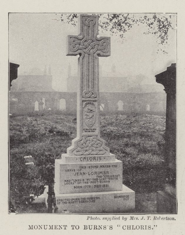 Monument til Burnss Chloris av English Photographer