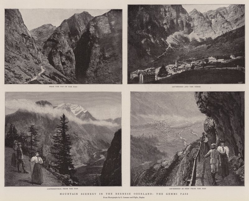 Fjelllandskap i Berner Oberland, Gemini-passet av English Photographer
