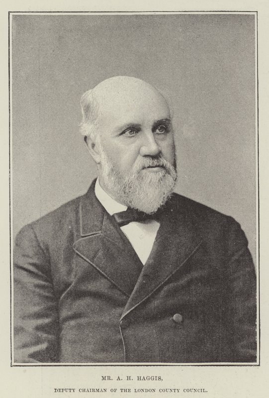 Mr A H Haggis, nestleder i London County Council av English Photographer