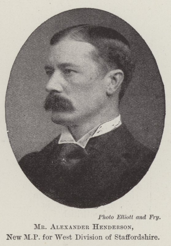 Alexander Henderson, ny MP for West Division of Staffordshire av English Photographer
