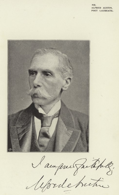 Herr Alfred Austin, poetprisvinner av English Photographer