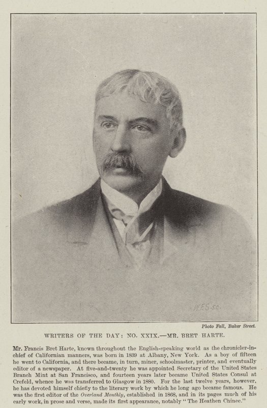 Herr Bret Harte av English Photographer