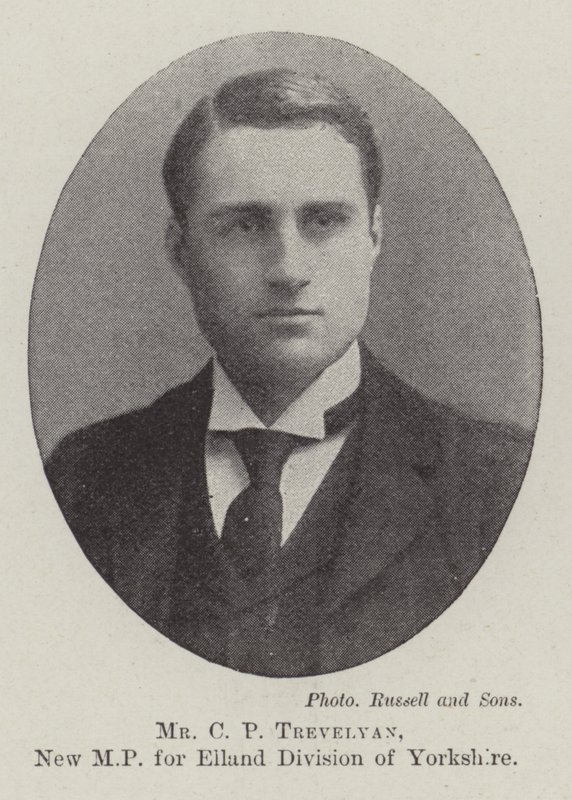 Mr CP Trevelyan, ny MP for Elland Division of Yorkshire av English Photographer