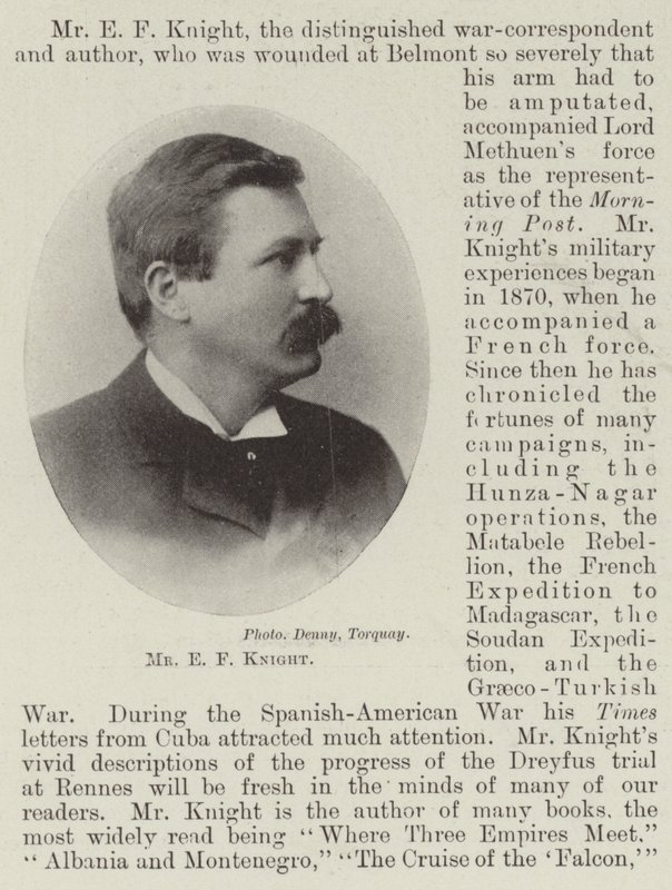 Mr E F Knight av English Photographer