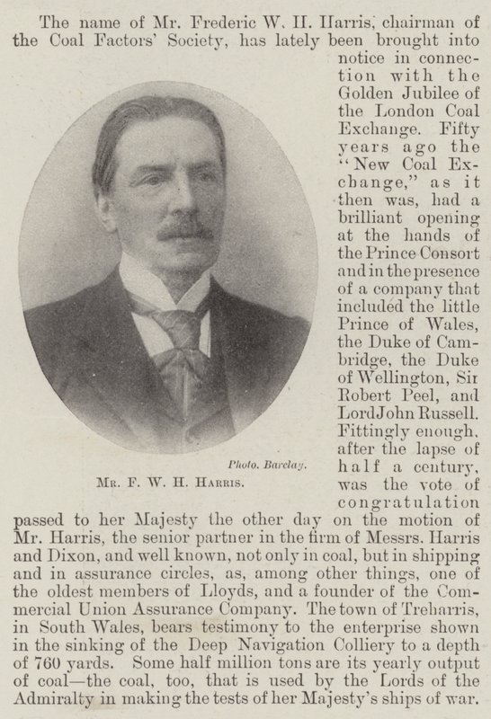 Mr F W H Harris av English Photographer