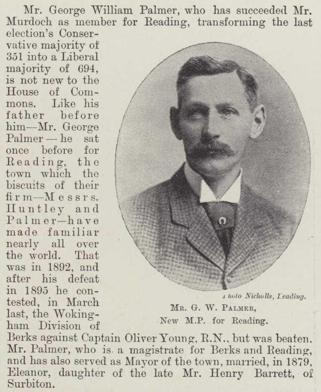 Mr G W Palmer, ny MP for lesing av English Photographer