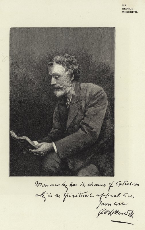 Mr George Meredith av English Photographer
