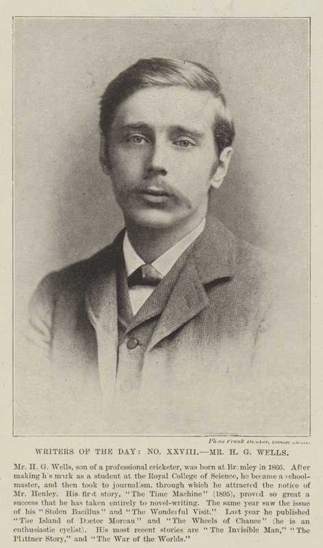Mr H G Wells av English Photographer