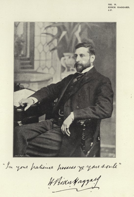 Mr H Rider Haggard, JP av English Photographer