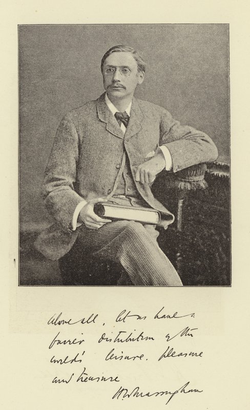 Mr H W Massingham, redaktør for Star av English Photographer