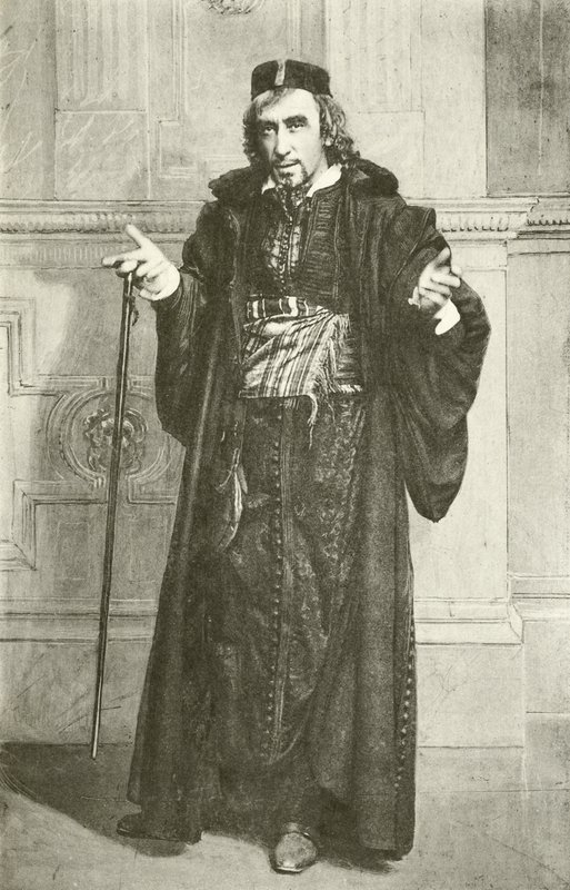 Mr Henry Irving som Shylock (gravyr) av English Photographer