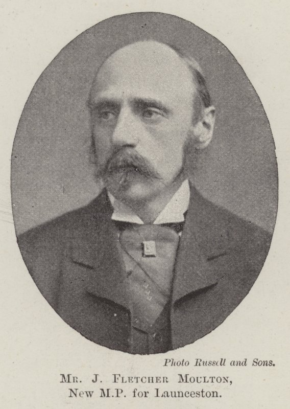 Mr J Fletcher Moulton, ny MP for Launceston av English Photographer