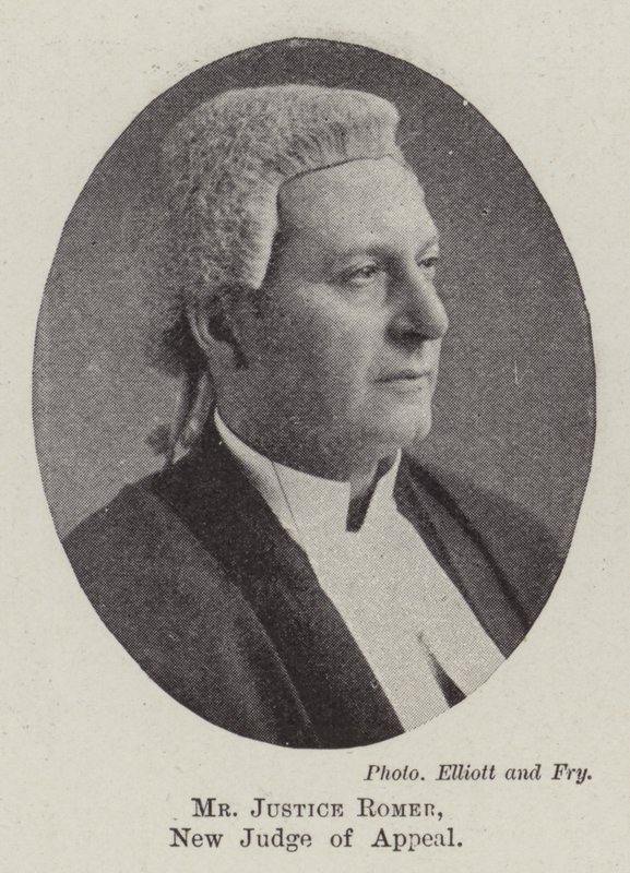 Justice Romer, ny lagmannsdommer av English Photographer