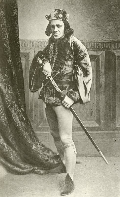 Mr Richard Mansfield som Richard III (gravyr) av English Photographer