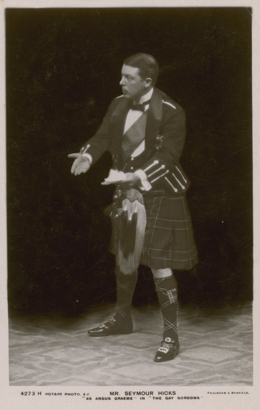 Mr Seymour Hicks, som Angus Graeme i The Gay Gordons av English Photographer