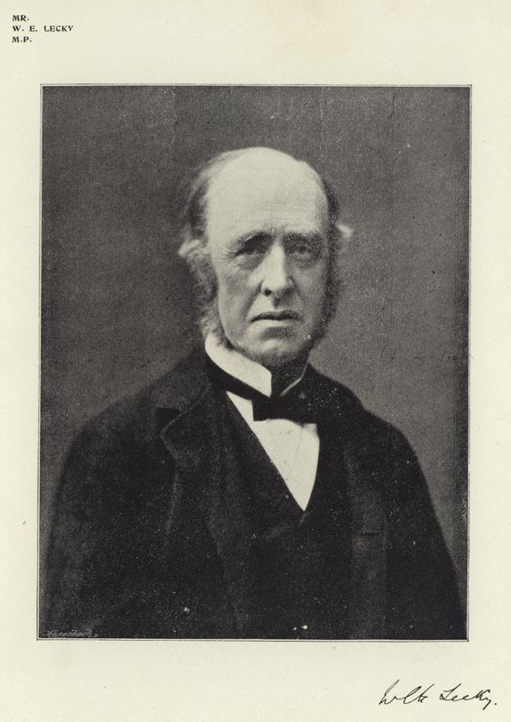 Mr W E Lecky, MP av English Photographer