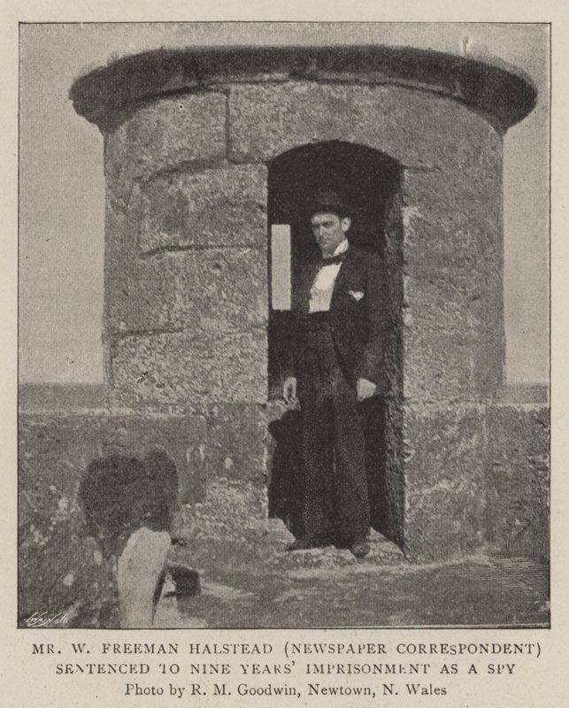 W Freeman Halstead (aviskorrespondent) dømt til ni års fengsel som spion av English Photographer