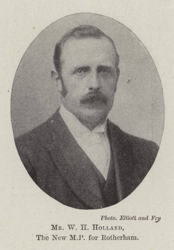 Mr W H Holland, den nye MP for Rotherham av English Photographer