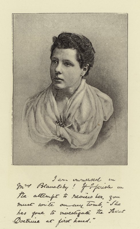 Fru Annie Besant av English Photographer