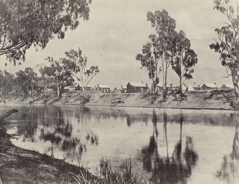 Native Station, Maloga, River Murray av English Photographer