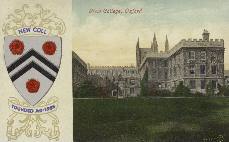 New College, Oxford (fargebilde) av English Photographer