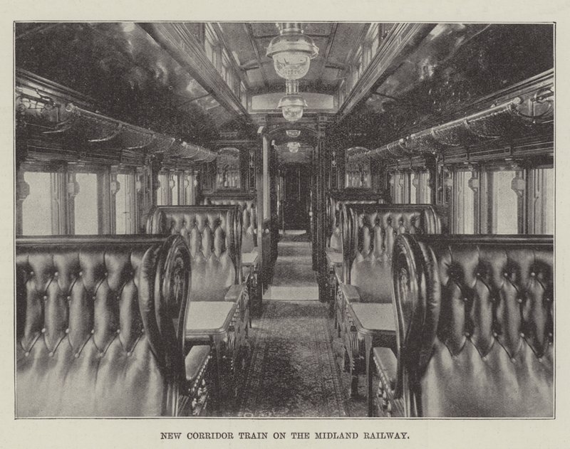 Nytt korridortog på Midland Railway av English Photographer
