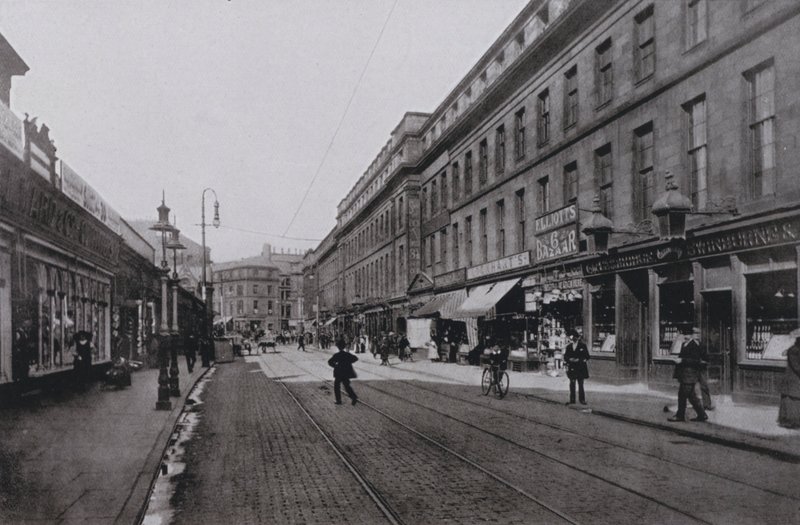 Newcastle, Clayton Street, East (s/hvitt bilde) av English Photographer