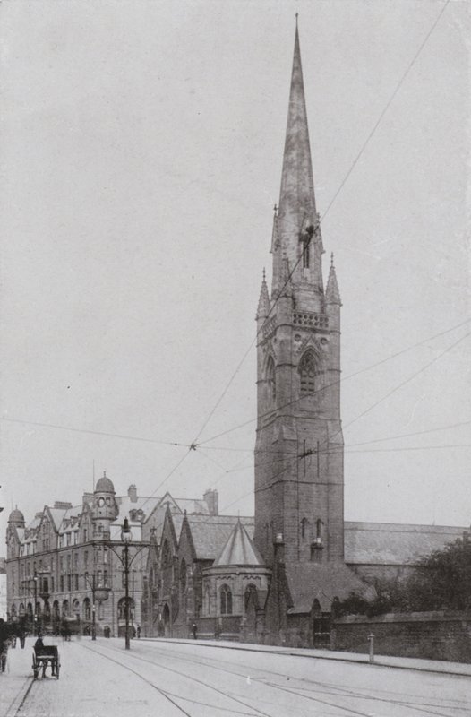 Newcastle, St Marys romersk-katolske katedral (s/hvitt-bilde) av English Photographer