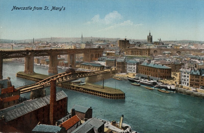 Newcastle upon Tyne fra St Mary