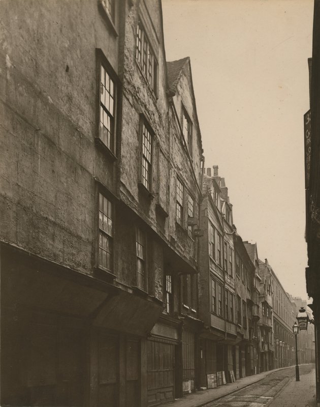 Gamle hus i Wych Street, London av English Photographer