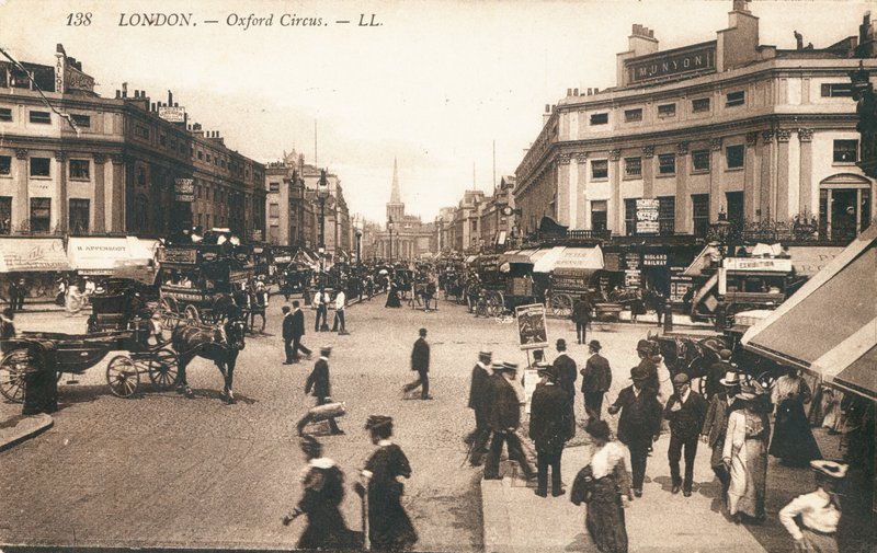Oxford Circus i West End av English Photographer