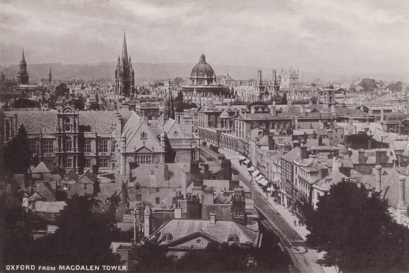 Oxford fra Magdalen Tower av English Photographer