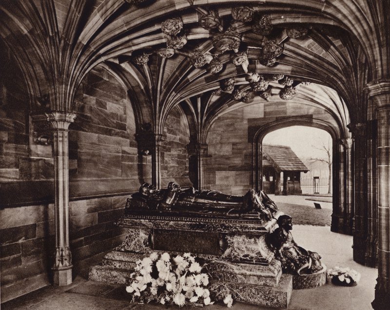 Port Sunlight: Tombs av grunnleggeren, William Hesketh Lever, og hans kone av English Photographer