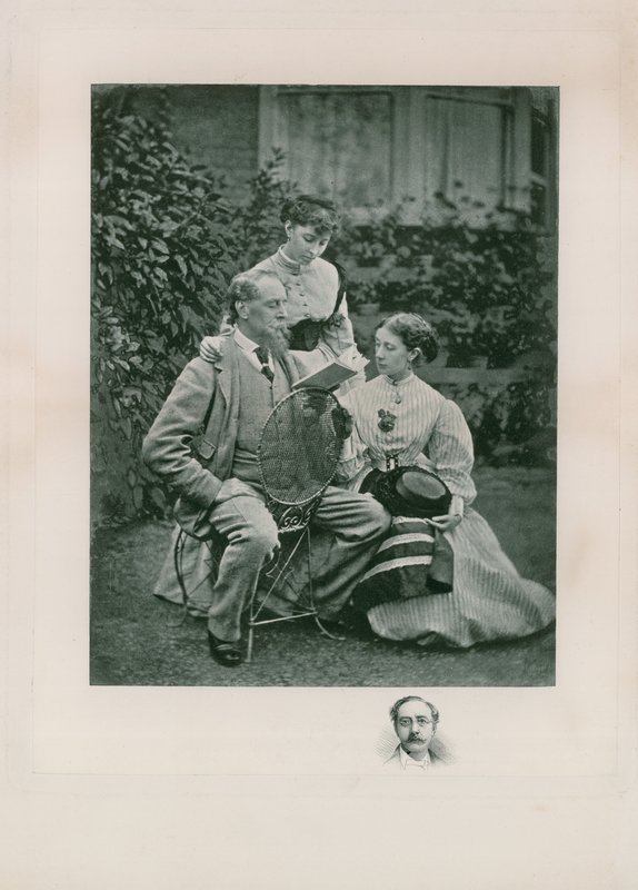 Portrett av Charles Dickens av English Photographer