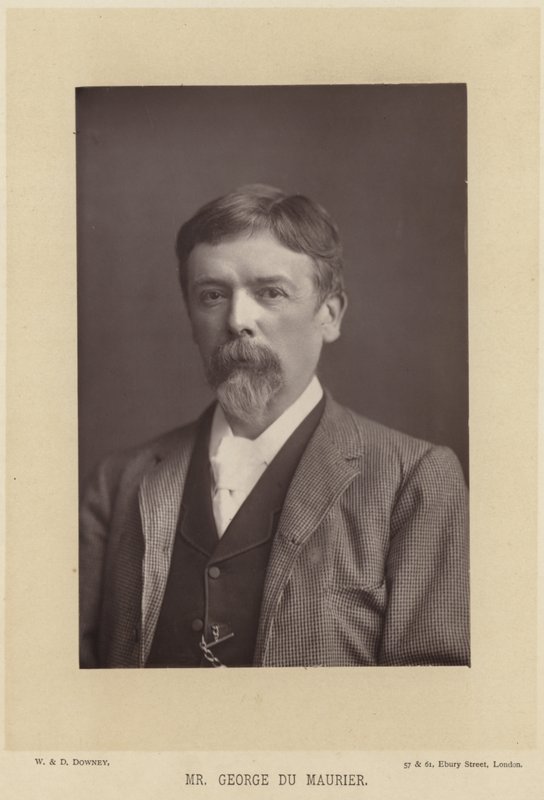 Portrett av George du Maurier av English Photographer
