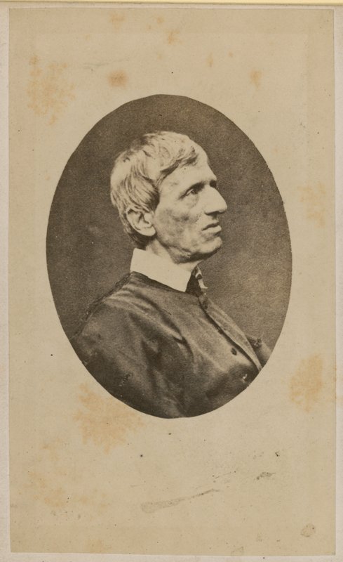 Portrett av John Henry Newman av English Photographer