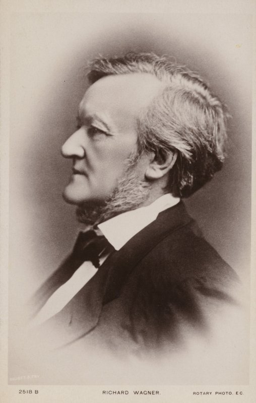 Portrett av Richard Wagner av English Photographer