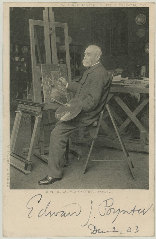 Portrett av Sir Edward J Poynter av English Photographer