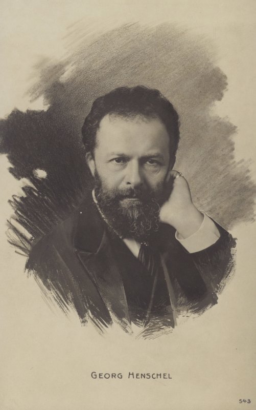 Portrett av Sir George Henschel av English Photographer