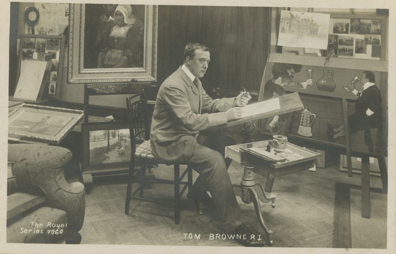 Portrett av Tom Browne av English Photographer