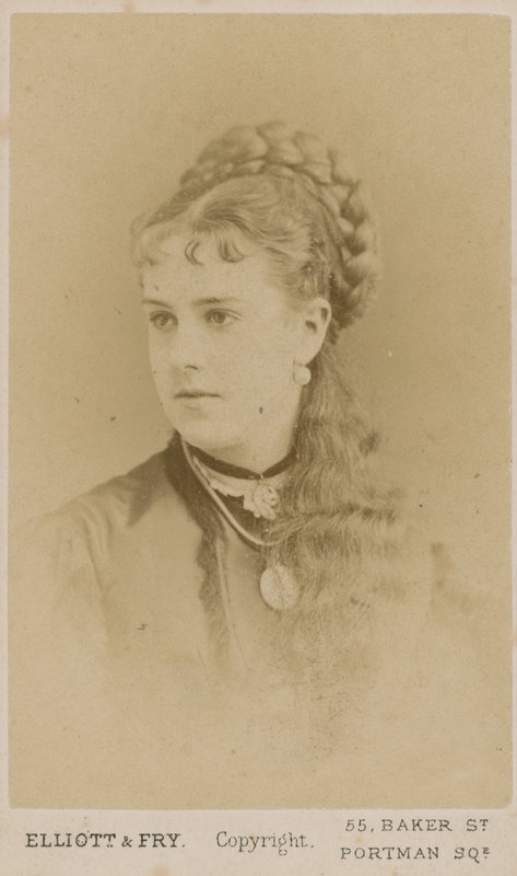 Portrett av den prostituerte Mabel Gray av English Photographer