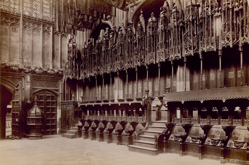 Postkort fra Westminster Abbey av English Photographer