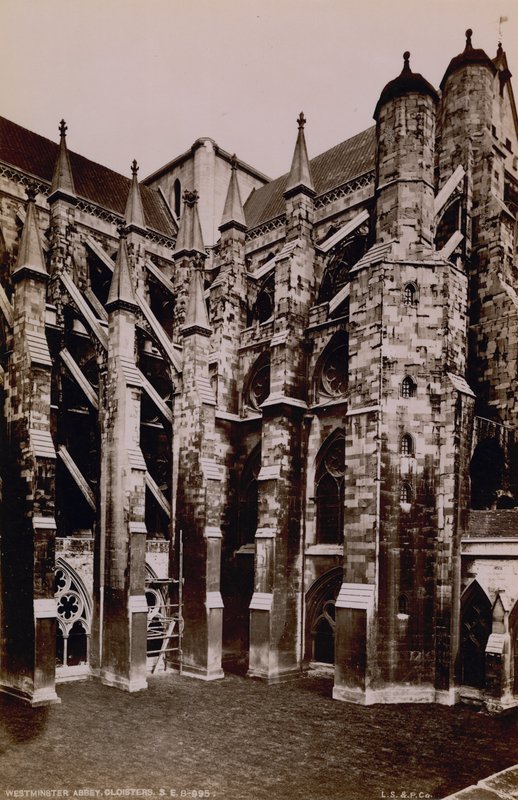 Postkort fra Westminster Abbey av English Photographer