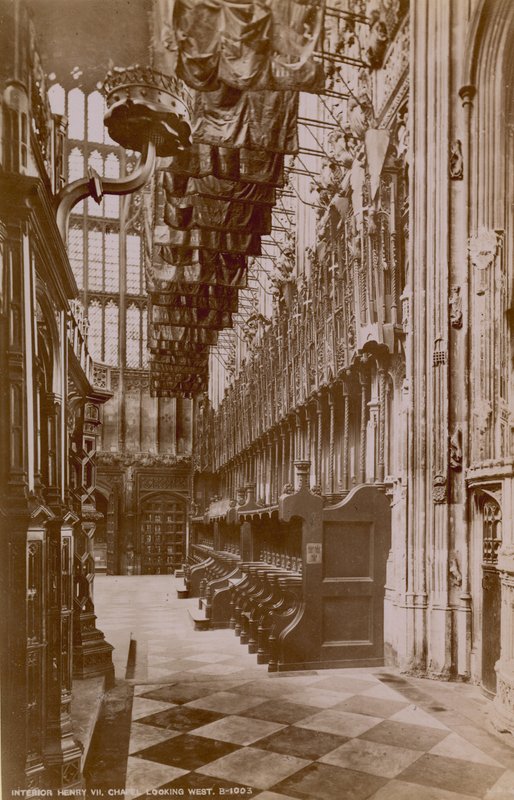 Postkort fra Westminster Abbey av English Photographer