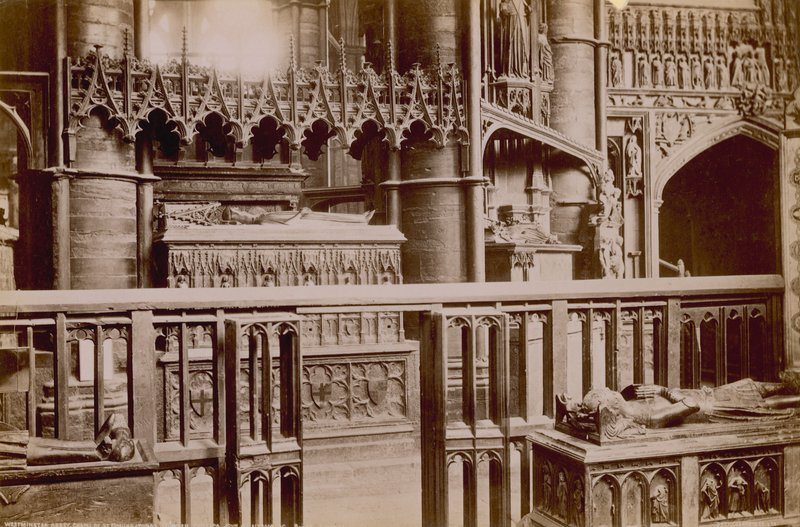 Postkort fra Westminster Abbey av English Photographer