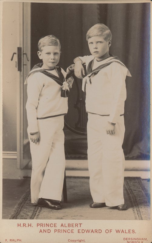 Prins Albert og prins Edward av Wales av English Photographer