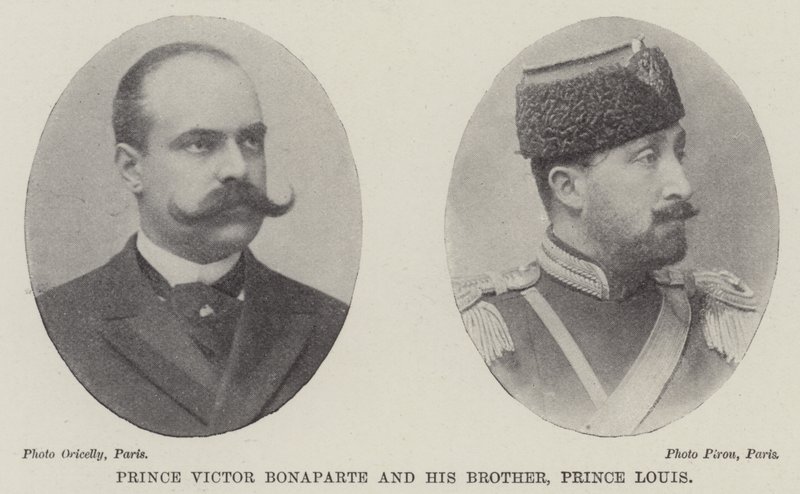 Prins Victor Bonaparte og hans bror, prins Louis av English Photographer
