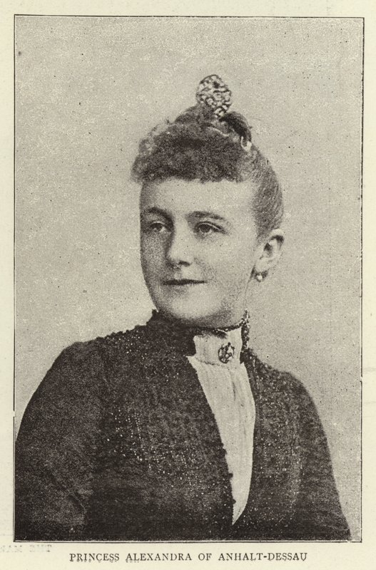 Prinsesse Alexandra av Anhalt-Dessau av English Photographer