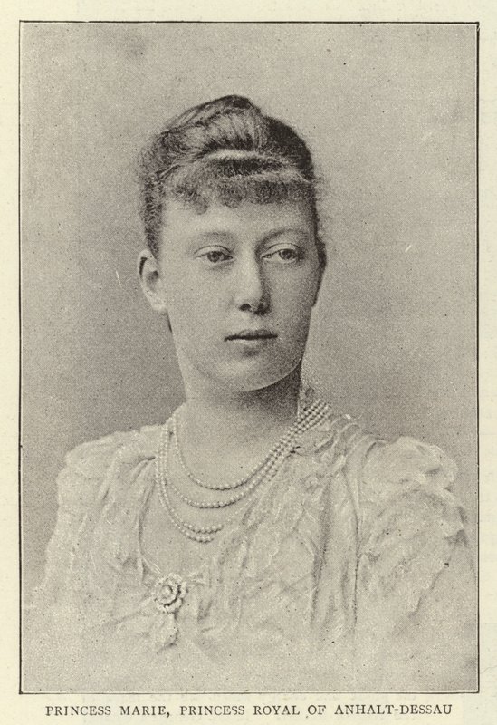 Prinsesse Marie, Prinsesse Royal av Anhalt-Dessau av English Photographer